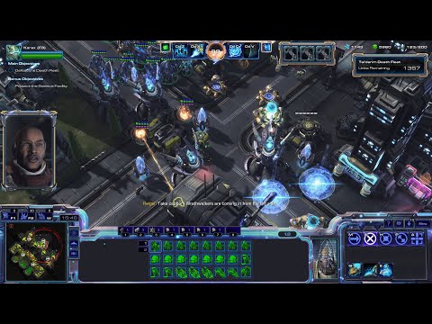 StarCraft 2 Protoss Covert Ops Campaign Mission 8 - Dark Skies
