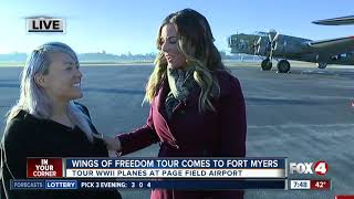 Wings of Freedom tours available in Fort Myers - 7:30am live report
