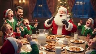 A Fábrica do Papai Noel, com magia, movimento, duendes trabalhando