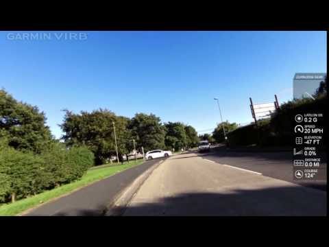 Car pulling out infront of Havant police station