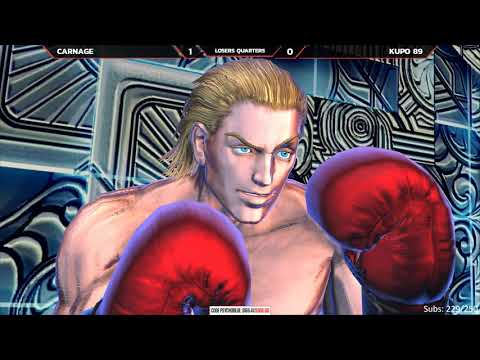 Street Fighter X Tekken @ Psychoblue Monthly - Kupo89 vs Carnage [4K/60fps]