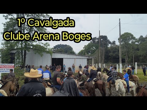 1⁰ Cavalgada Clube Arena Borges. Faxinal dos Fabricios. São João do triunfo.