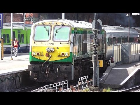 IE 201 Class Locomotive 228 + Enterprise Train - Connolly Station