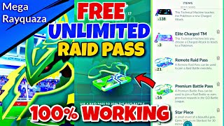 Get Unlimited Raid Pass Totally Free Tricks || 100% Working || Pokemon Go 2023 #viral #trending