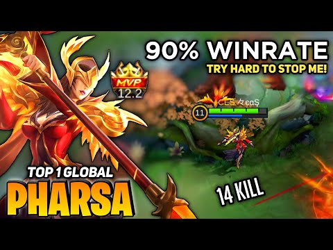 Pharsa Full Damage Build MVP Gameplay [Top 1 Global Pharsa] By 々єαŞ - Mobile Legend