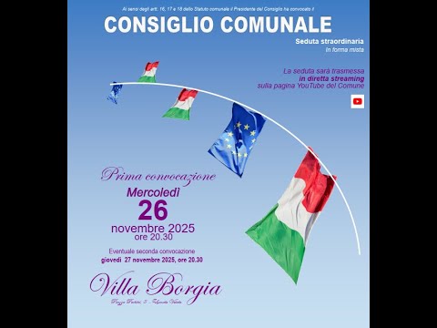 26 novembre 2025 - Consiglio Comunale - Comune di Usmate Velate (MB)