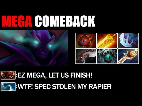 Impossible Mega Creeps Comeback Most Power Full Heroes Spectre - Epic Battle Fight 7.27b Dota 2