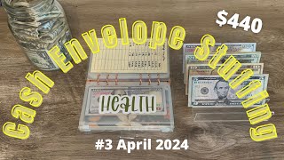 Cash Envelope Stuffing #3 APRIL 2024 // Weekly Budget