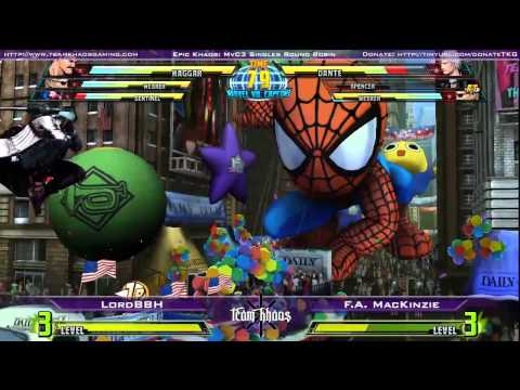 Epic Khaos May MvC3 Singles Round Robin - LordBBH vs F.A. MacKinzie