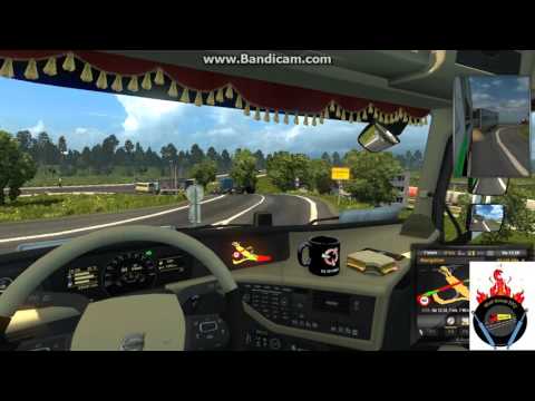 4# ETS2 Pro Mods 2.0 Fahrt von Herning nach Frankfurt a.M. mit kleinen Unfall
