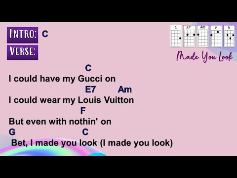 Made You Look - Meghan Trainor (Easy Ukulele Play Along)