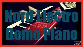 THE PIANO Theme - Nord Electro 3 HP Demo - no talking just playing
