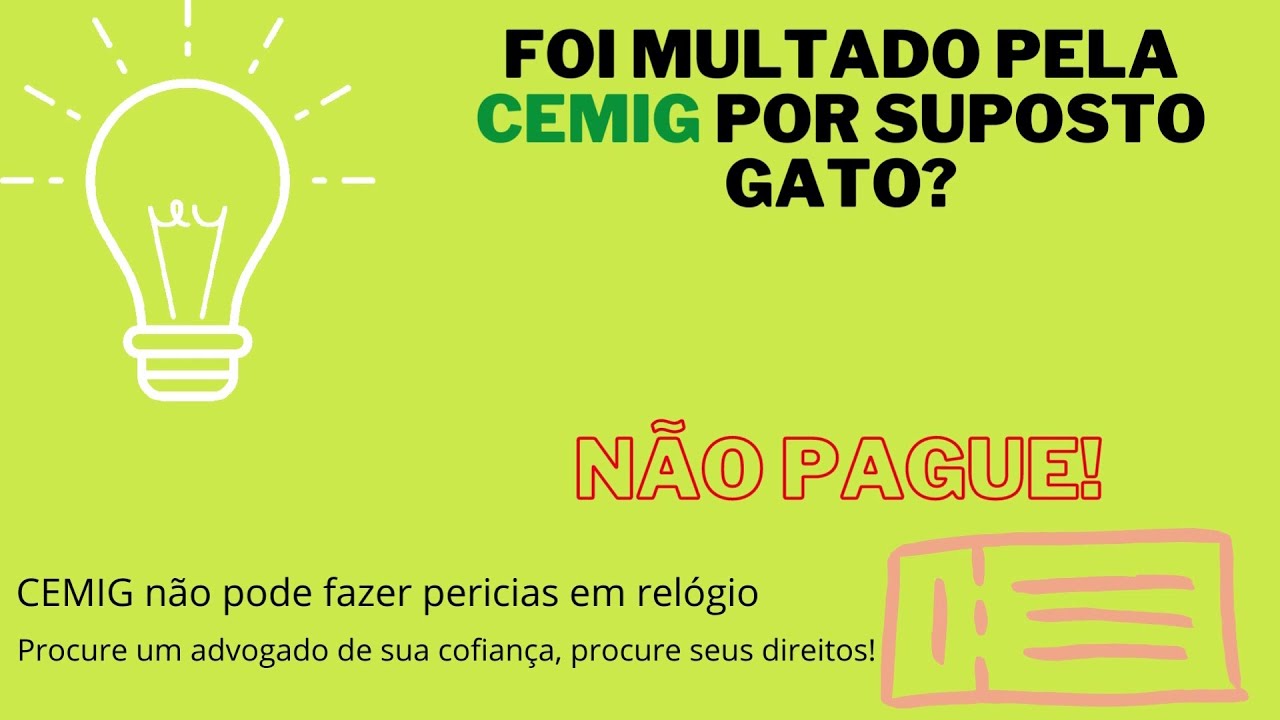 CEMIG - MULTA POR GATO