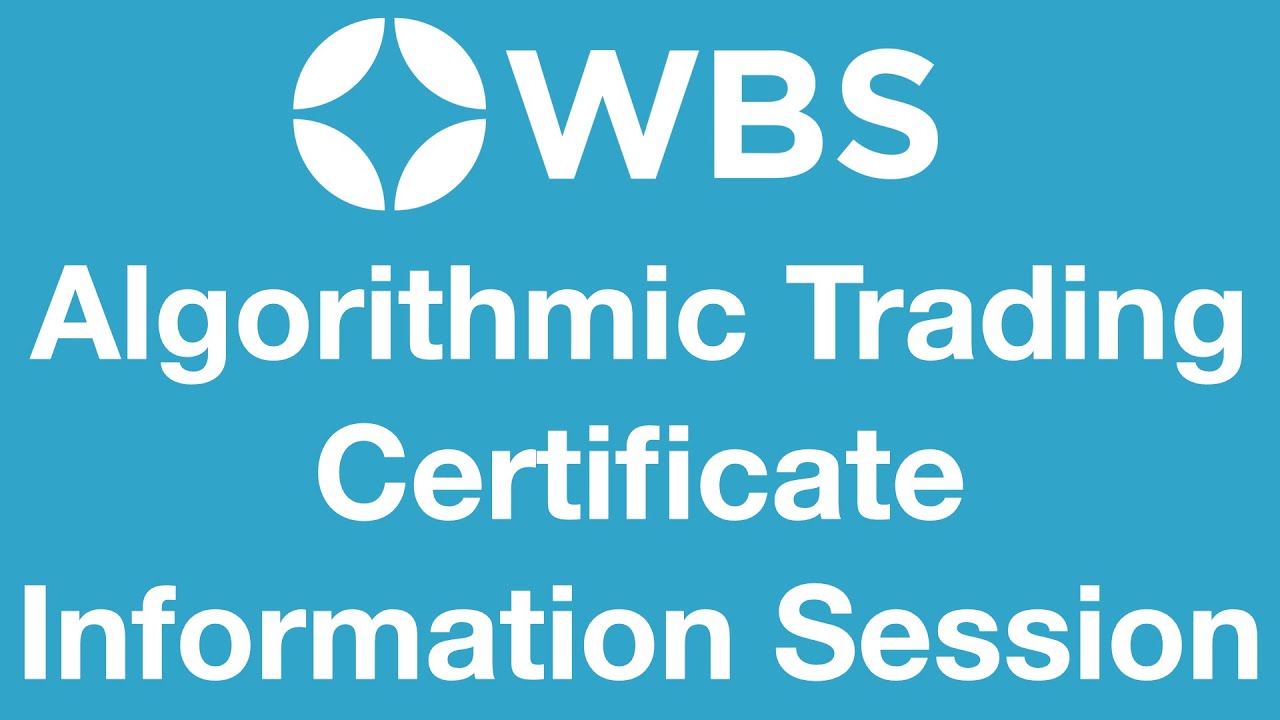 Algorithmic Training Certificate Information Session - February 2024