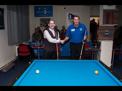 Czech 3-cushion league - 8th round Adam Bača v Milan Ráček, Adam Kozák v Jan Dvořáček