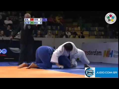 Judo Grand Prix Amsterdam 2011 Final +78kg QIN Qian (CHN)-ALTHEMAN (BRA)