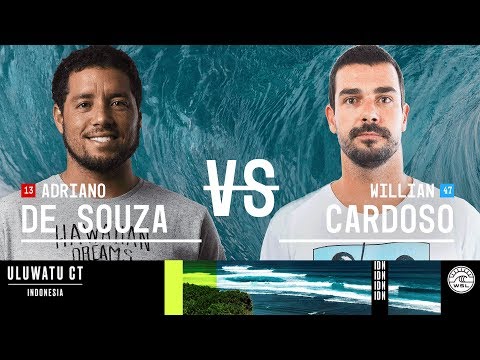 Adriano de Souza vs. Willian Cardoso - Round Three, Heat 9 - Uluwatu CT 2018