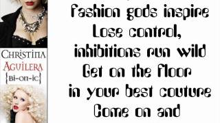 Christina Aguilera - Glam (Lyrics On Screen)