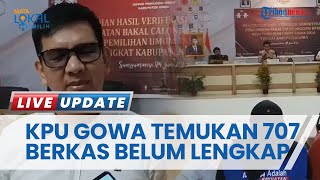 90 Persen Hasil Verifikasi Administrasi Bacaleg di KPU Gowa Tidak Memenuhi Syarat