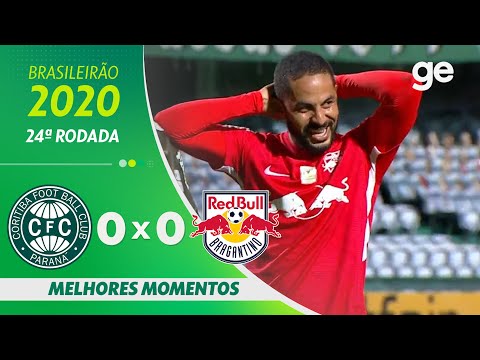 Gols e lances de Coritiba x Red Bull Bragantino