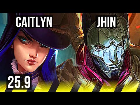 CAITLYN & Lux vs JHIN & Poppy (ADC) | 5/1/4 | EUW Diamond | 25.9