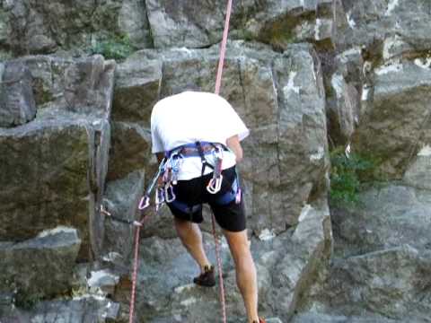 La palestra di roccia a Maccagno