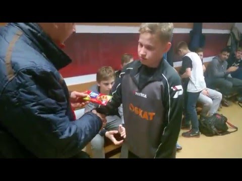 SKAT OLIMPIC GDAŃSK 2002/03 -Zawodnik meczu szatnia w Gniewinie