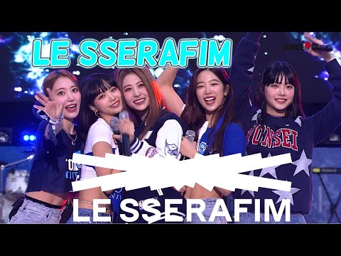 LE SSERAFIM Stage Cam @ 2022 YONSEI AKARAKA REACTION!