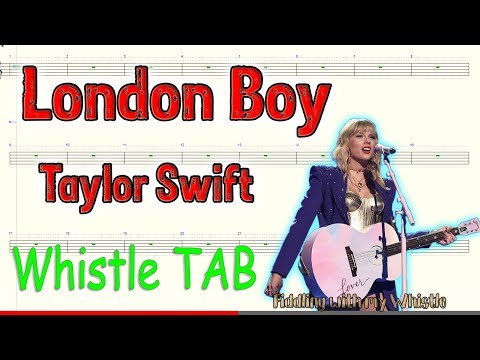 London Boy - Taylor Swift - Tin Whistle - Play Along Tab Tutorial