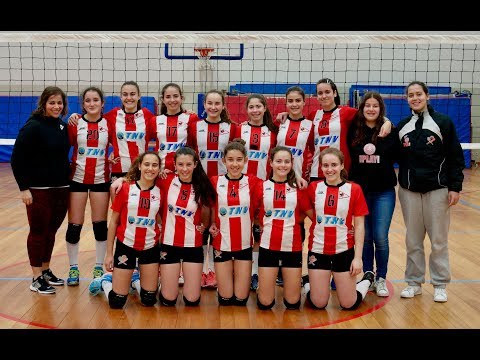 VC VIANA vs LEIXÕES - Campeonato Nacional de Voleibol -  Iniciadas Femininas - 07/04/2018 -4k