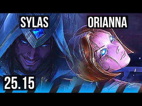 SYLAS vs ORIANNA (MID) | 700+ games | KR Master | 25.15