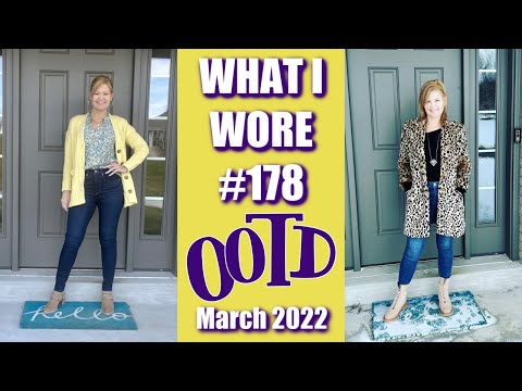 What I Wore #178 | OOTD & What I Kept From Boxes | March 2022