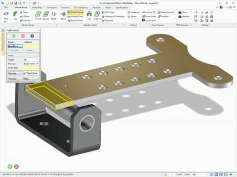 Creo Elements/Direct 18.0 Unfold-Refold uitbreiding.
