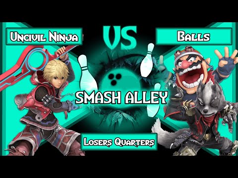 Smash Alley 18 Losers Quarterfinals - Uncivil Ninja (Shulk) vs. Balls (Wario, Wolf)