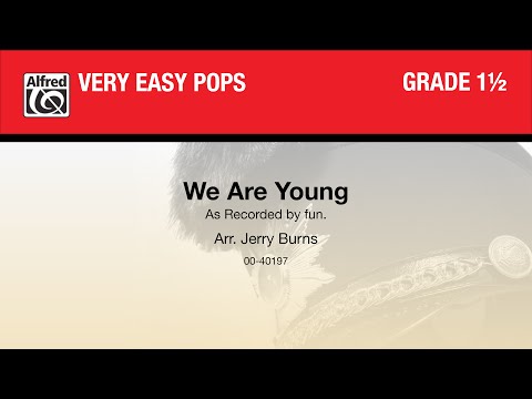 We Are Young, arr. Jerry Burns - Score & Sound