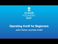 Operating Korifi For Beginners Julian Fischer Anynines GmbH