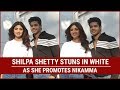 Shilpa Shetty Stuns In White As She Promotes Nikamma On The Sets Of Bigg Boss 13