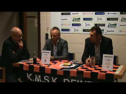 Persconferentie KMSK Deinze - KFC Oosterzonen (2017.10.14)