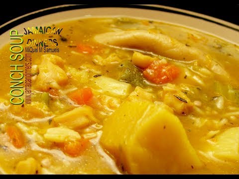 CONCH SOUP RECIPE