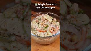 🌱 High-Protein Salad Recipe #shorts #viralvideo #recipe #salad