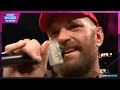 Tyson Fury Reacts After Epic Win Over Deontay Wilder And He SINGS For The Las Vegas Crowd