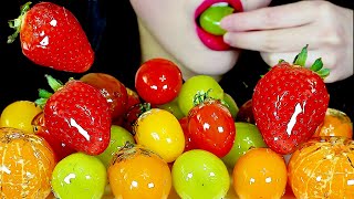 Download lagu ASMR CANDIED FRUIT TANGHULU MUKBANG EATING SOUND NO TALKING mp3