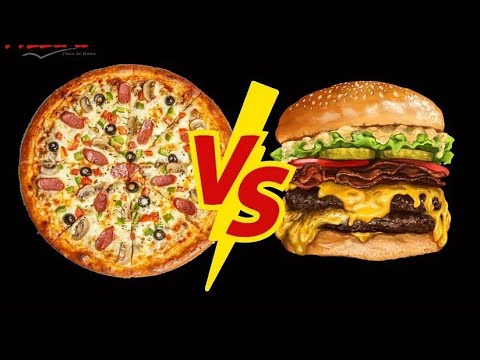 🍕🍔 Pizza vs. Burger:The Ultimate Food Showdown! #PizzaVsBurger #FoodShowdown #ComfortFood #TasteTest