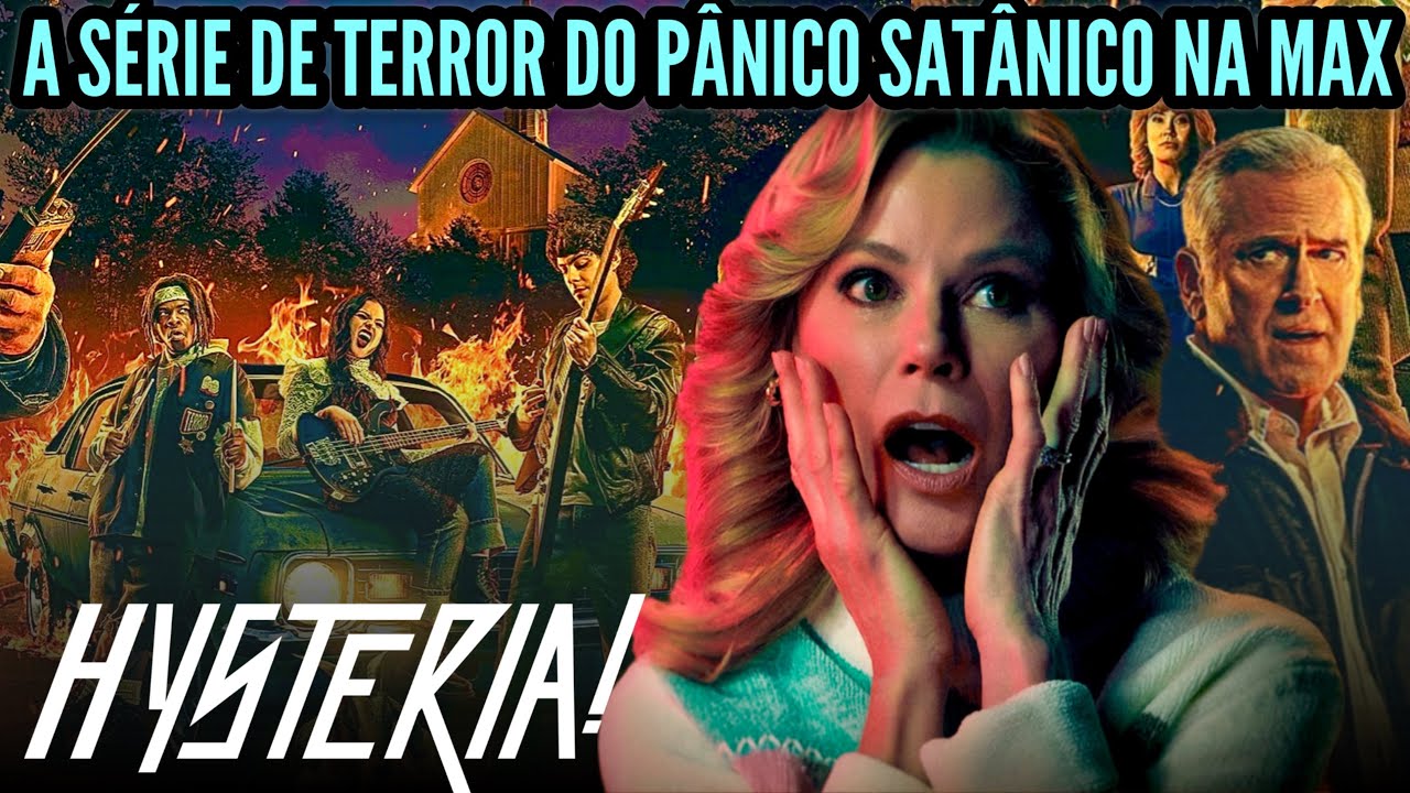 HYSTERIA é uma SÉRIE DE TERROR sobre PÂNICO SATANICO! - Critica