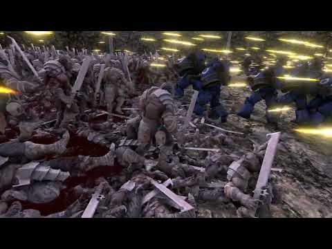 17000 Orcs VS 9000 Space Marines  - Ultimate Epic Battle Simulator 2 UEBS 2