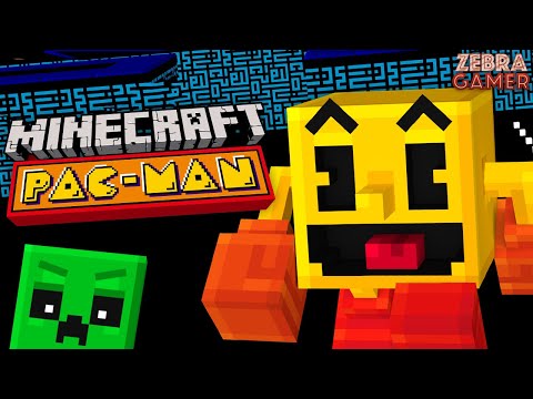 Minecraft PAC-MAN DLC!! - Zebra's Minecraft Fun