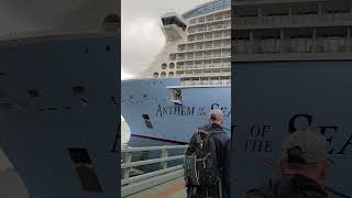 Anthem of the Seas next to Serenade of the Seas #anthemoftheseas #seranadeoftheseas #cruiseships