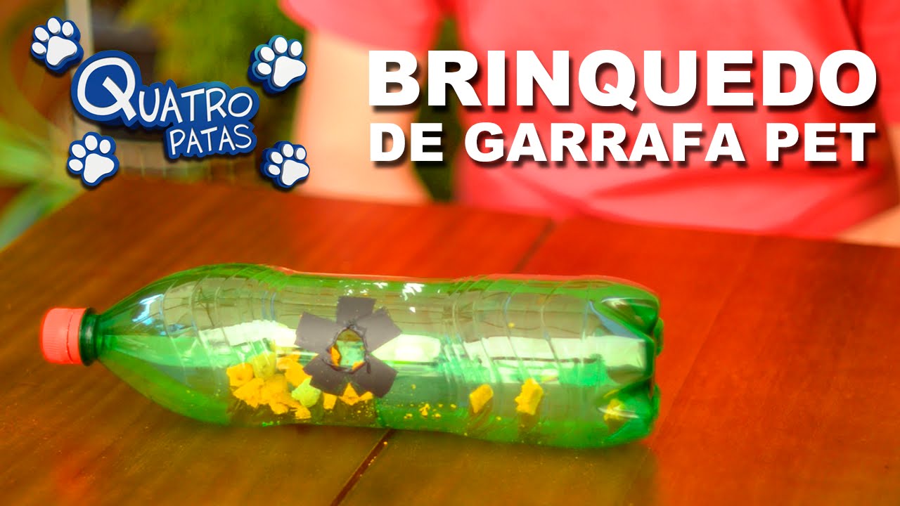 Brinquedo de Garrafa Pet - Quatro Patas Mão na Massa!