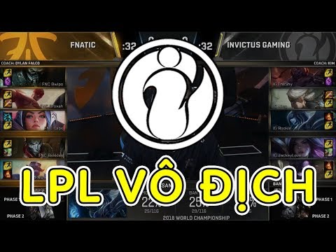 [Highlights Chung Kết CKTG 2018 Ván 3] FNC vs IG : Người Trung Quốc, LPL Chính Thức Lên Ngôi Vô Địch