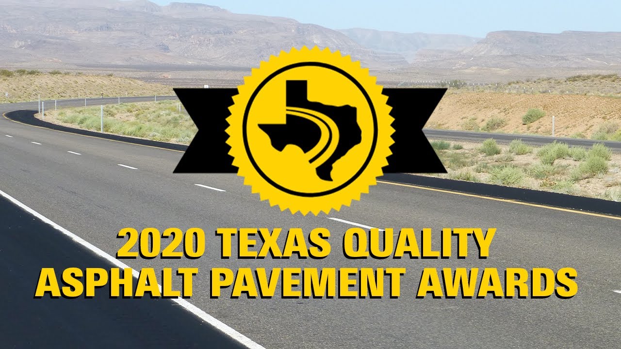 2020 Texas Quality Asphalt Pavement Awards
